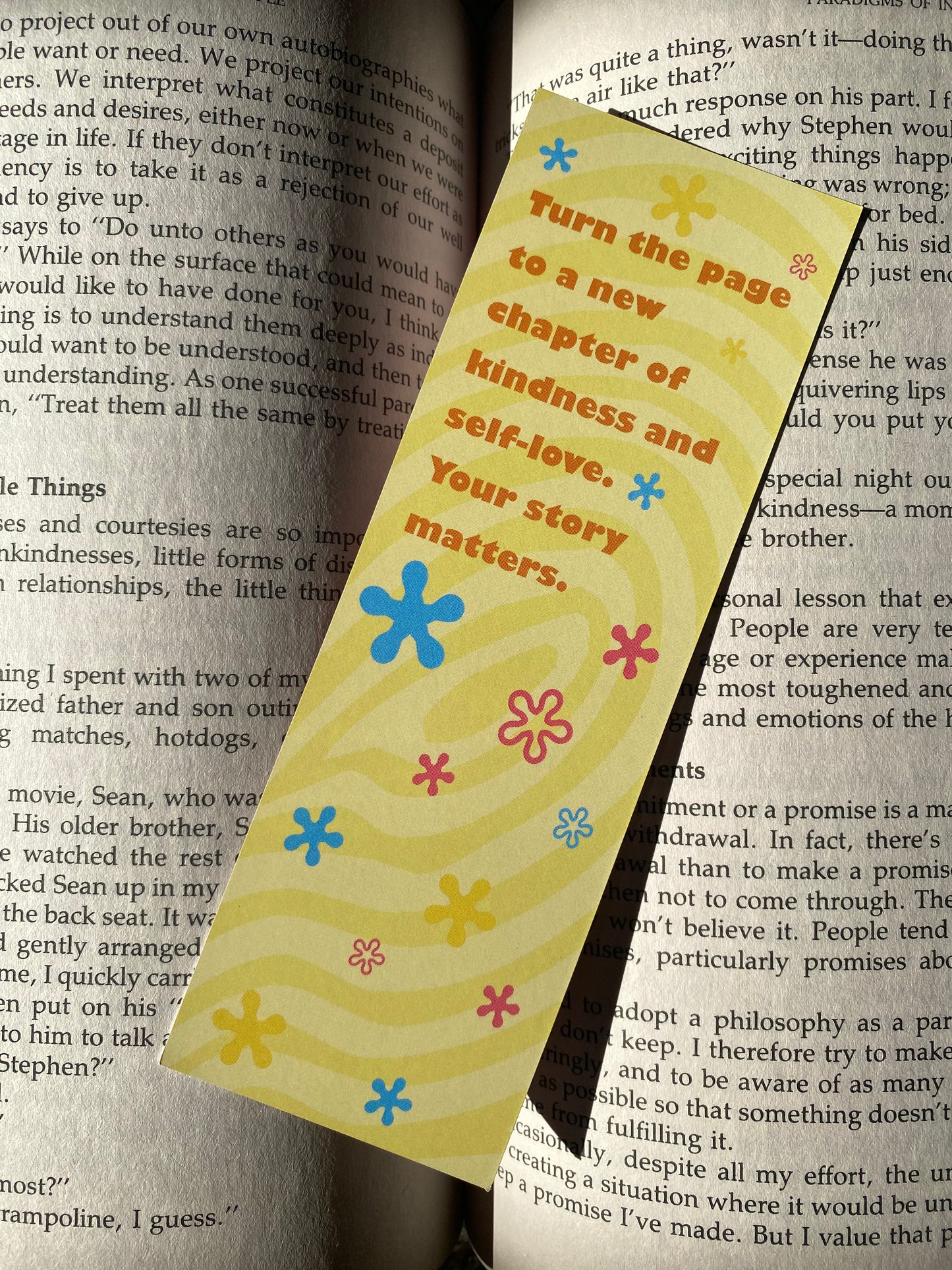 Serenity & New Beginnings Double-Sided Bookmark