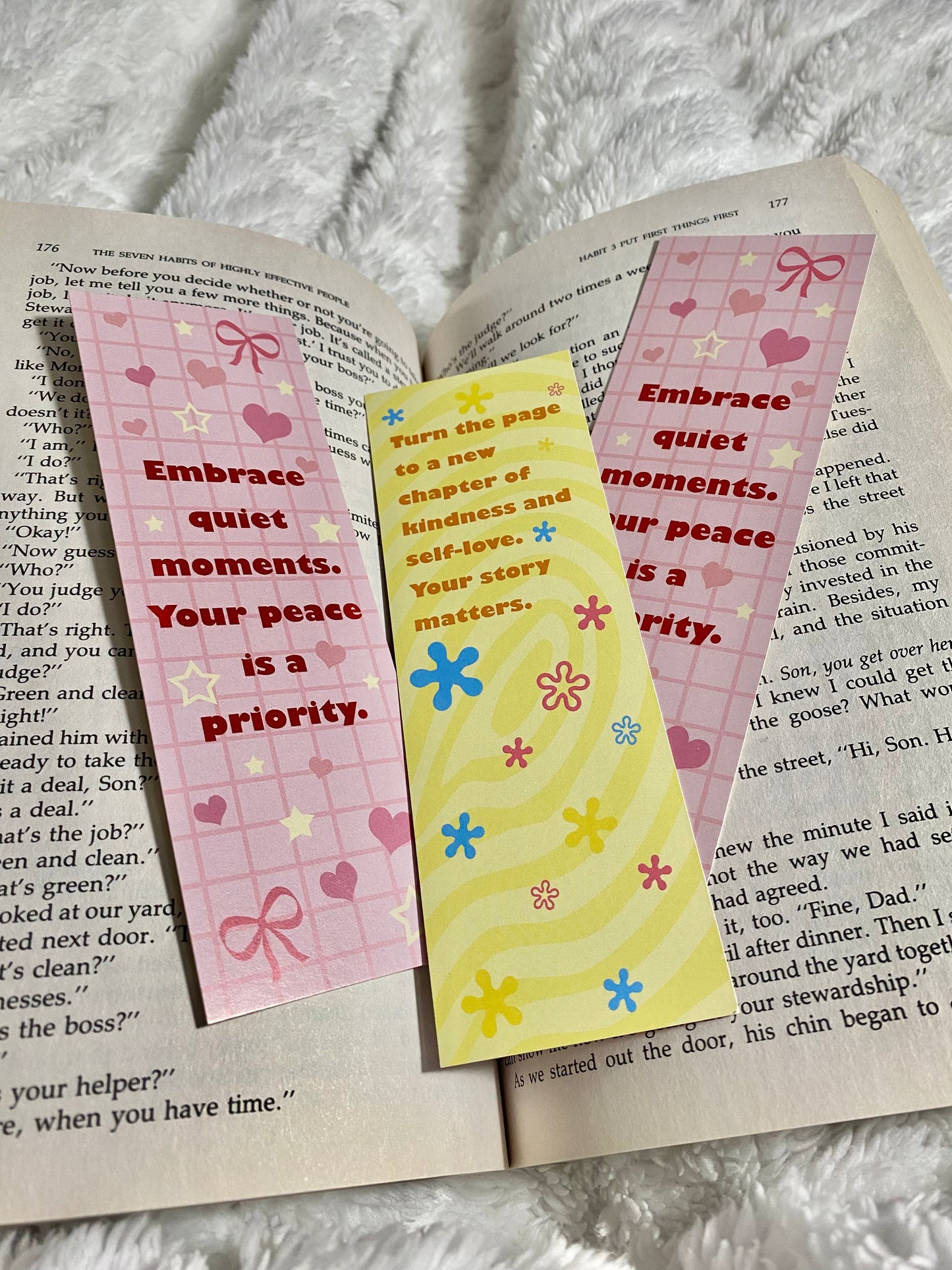 Serenity & New Beginnings Double-Sided Bookmark