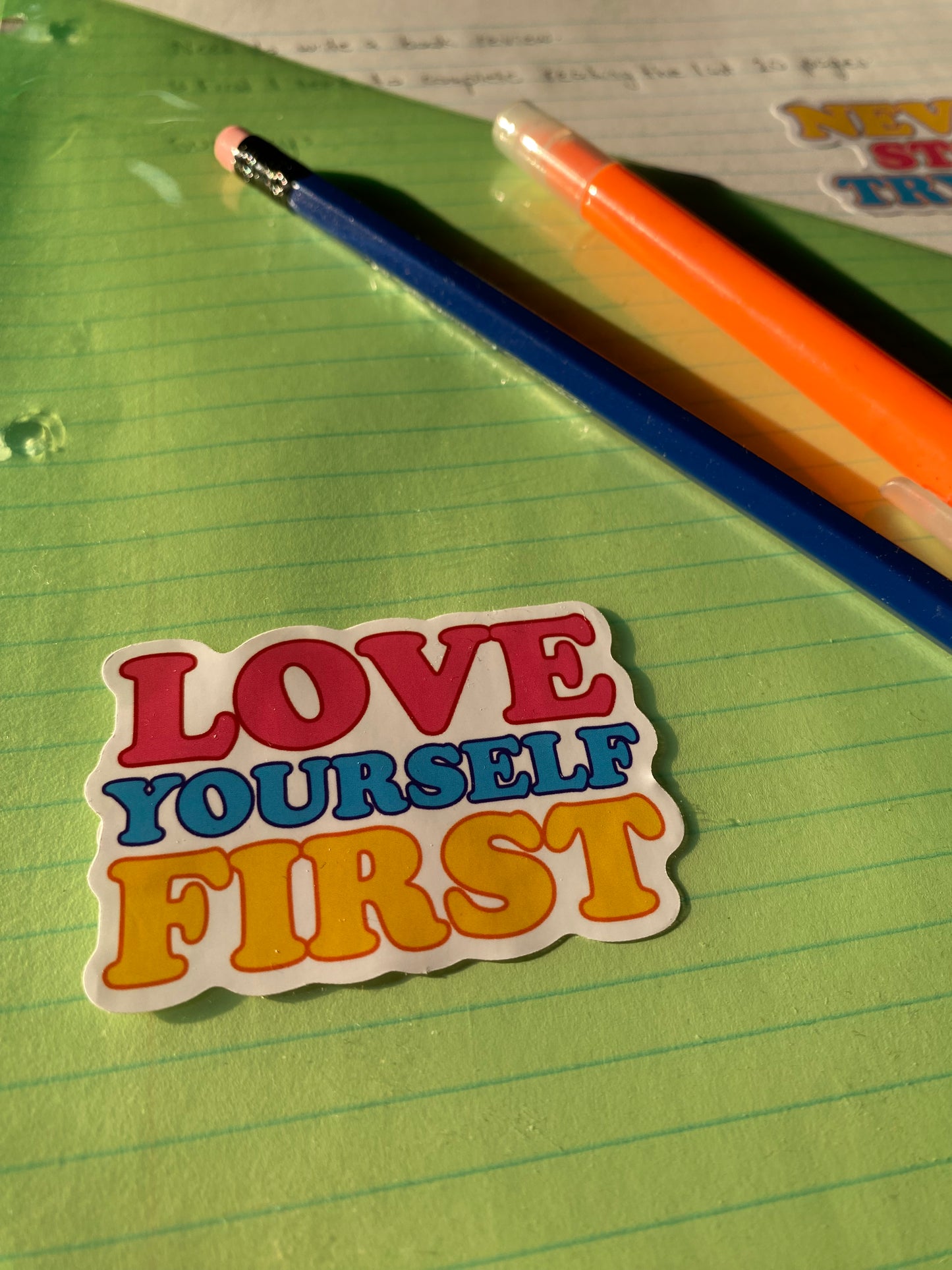 Love Yourself First Sticker